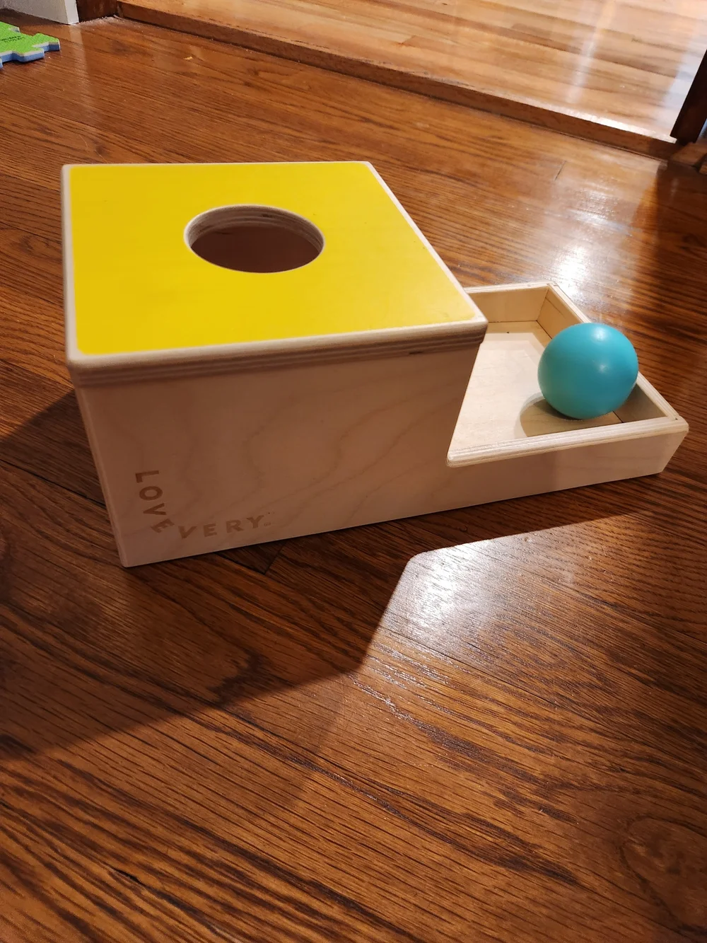 Lovevery Wooden Ball Drop From Inspector Play Kit, Montessori Kids Baby Toy